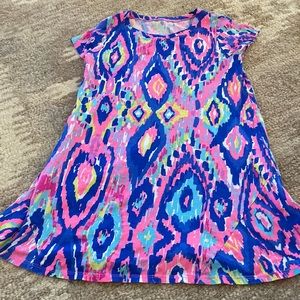 Lilly Pulitzer Short sleeve Cotton Dress Large 8-10